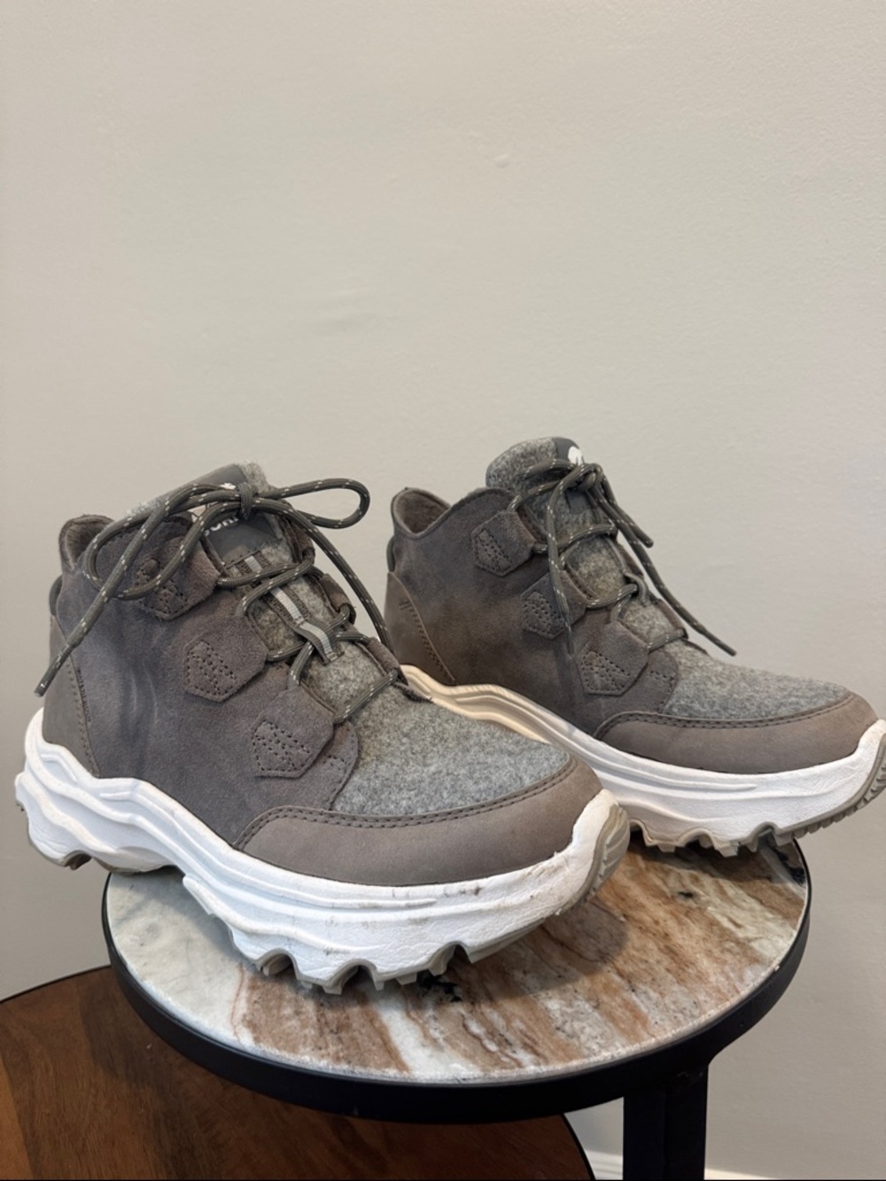 Sorel Women’s Kinetic Breakthru Caribou Sneaker Boot